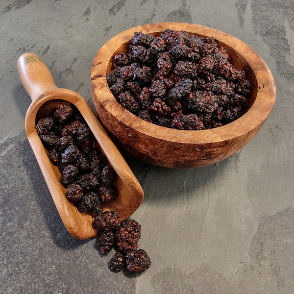 Organic Dried Black Mulberries NCMB01