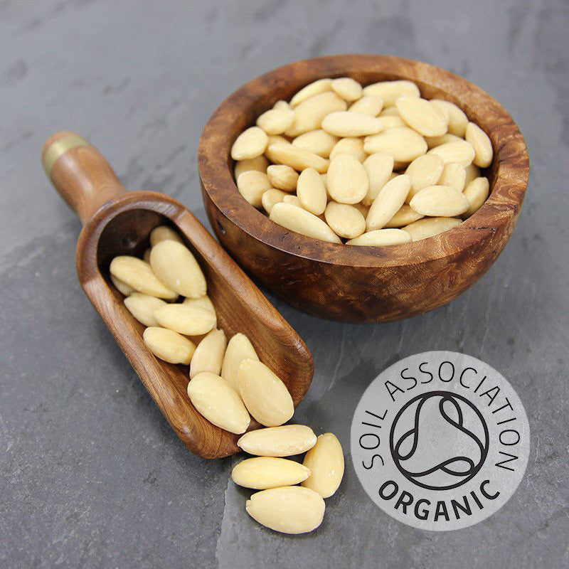 Almonds Blanched Whole Organic NCAL01B-O